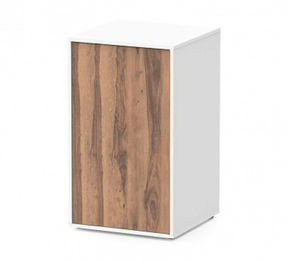 Produktbild von Aquatlantis Aqua Tower 120/163 Aquarium Schrank in Weiß und Nussbaum