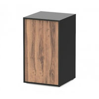 Produktbild von aquatlantis Aqua Tower 120/163 Fischschrank Schwarz und Nussbaum