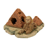 Produktbild von aquatlantis Aquarien Deko Sphinx und Pyramide Figur und Höhle aus Kunstharz in Beige für Fische