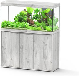 Produktbild von Aquatlantis Aquarienkombination Splendid Ultra 120 für Süßwasser Fischglas Esche Weiß - 240 l