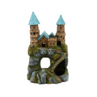 Produktbild von aquatlantis Bergschloss Figur und Höhle für Fische bunt