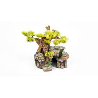 Produktbild von aquatlantis Bonsai Figur und Höhle für Fische in Grün