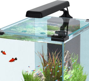 Aquatlantis EasyLed Nanocubic LED-Aufsatzleuchte Schwarz – Bild 1 von 7