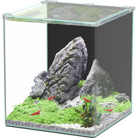 Produktbild von Aquatlantis Kubus Curve LED Basic Aquarium 44 Liter Transparent