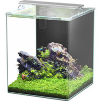 Produktbild von Aquatlantis Kubus Curve LED Complete Aquarium 65 Liter Transparent