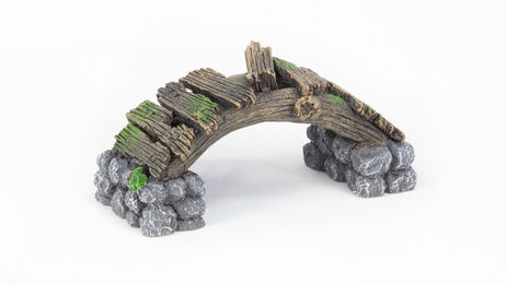Produktbild von aquatlantis Maya Brücke Höhle für Fische in Braun