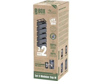 Aquatlantis Modular Cup M Filtermedien für B-Box Innenfilter 5 Stück Schwarz – Bild 1 von 3