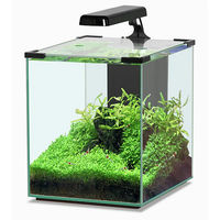 Produktbild von Aquatlantis Nano Cubic 30 Aquarium mit Frostglasrückseite und LED-Beleuchtung