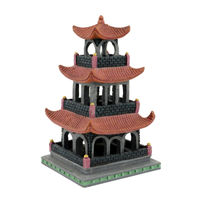 Produktbild von aquatlantis Pagode 1 Figur und Höhle für Fische in Grau