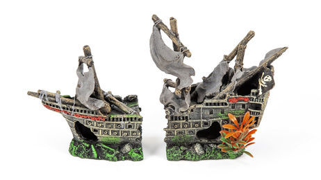 Produktbild von aquatlantis Piratengaleone Figur und Höhle bunt