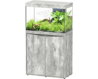 Aquatlantis Splendid 145 Aquarium-Kombination aus Glas mit LED-Beleuchtung und Filter in Grau – Bild 1 von 7