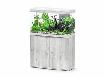 Aquatlantis Splendid 200 Aquarium mit Unterschrank Esche weiß 100x40cm - 202 l – Bild 1 von 2