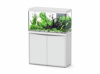 Produktbild von Aquatlantis Splendid 200 Weiß Aquarium Set mit Unterschrank 100x40cm
