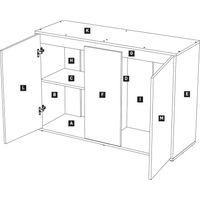 Produktbild von Aquatlantis Splendid Ultra 240 Schrank Wildeiche Dunkel Braun aus Holz