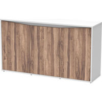 Produktbild von Aquatlantis Splendid Ultra 300 Aquarium Schrank Weiß/Nussbaum