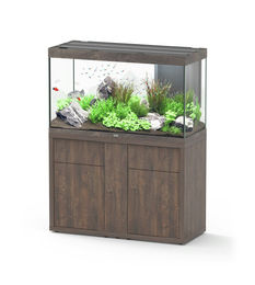 Aquatlantis Sublime 335 Unterschrank Steinoptik Braun 120x50cm für Aquarien – Bild 1 von 4