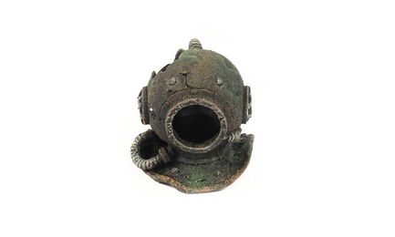 Produktbild von aquatlantis Taucherhelm Zierfigur für Fische in Grün