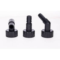 Produktbild von Aquavie Ablaufhahn ICE600/800 für Haustiere in Schwarz aus Kunststoff (2er Pack)