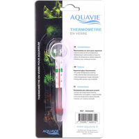 Produktbild von Aquavie Glasthermometer transparent und weiß