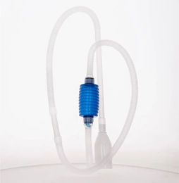 Produktbild von Aquavie Mulmsauger Siphon für Aquarien in Weiß und Blau
