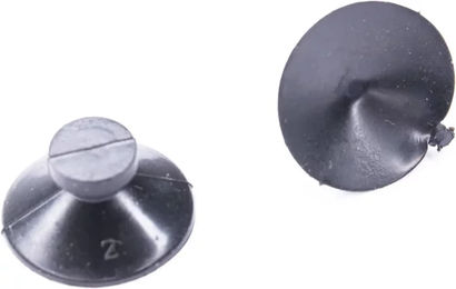 Aquavie Saugnapf V100 aus Gummi Schwarz 2er Pack – Bild 1 von 1
