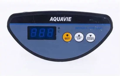 Produktbild von Aquavie Steuerpanel ICE600 mit WiFi in Schwarz und Blau