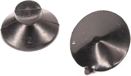 Produktbild von Aquavie V200 Saugnapf Ventouse 2er Pack Schwarz Silber