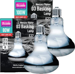 Arcadia D3 Basking Lamp 80W für Reptilien – Bild 1 von 2