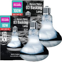 Produktbild von Arcadia D3 Basking Lamp 80W für Reptilien