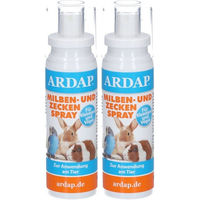 Produktbild von ARDAP Milben- und Zeckenspray zur Parasitenbehandlung für Kleintiere wie Kaninchen und Meerschweinchen sowie Vögel 200 ml
