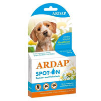Produktbild von ARDAP Spot-On Zecken- und Flohmittel für Hunde mittlerer Rassen 10-25 kg 3 x 2,5 ml - 3 x 2,5 ml