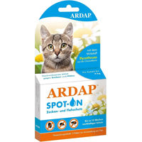 Produktbild von ARDAP Spot-On Zecken- und Flohschutz für Katzen und Kitten bis 4 kg 3 x 0,4 ml - 3 x 0,4 ml
