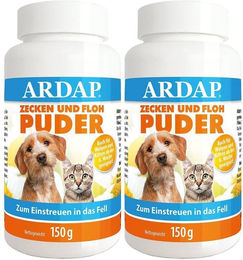 Produktbild von ARDAP Zecken- und Flohpuder für alle Altersstufen 150g