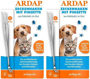 ARDAP Zeckenhaken mit Pinzette – Bild 1 von 3