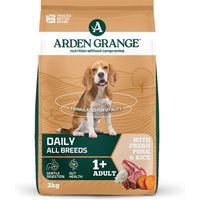 Produktbild von Arden Grange Hundefutter Adult Schwein & Reis Hypoallergen 2 kg - 2 kg