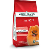 Produktbild von Arden Grange Hundefutter Mini Adult mit frischem Huhn und Reis monoproteinallergikerfreundlich 2 kg - 2 kg