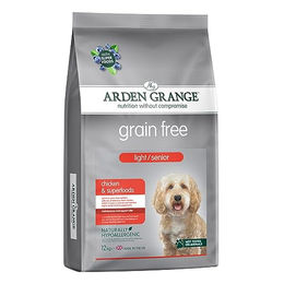 Arden Grange Hundefutter Senior Light Huhn & Superfoods Getreidefrei 12 kg - 12 kg – Bild 1 von 1