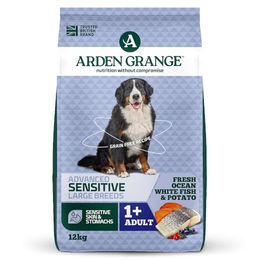 Produktbild von Arden Grange Sensitive Adult Large Breed Hundefutter mit Fisch und Kartoffeln getreidefrei 12 kg - 2 x 12 kg