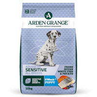Produktbild von Arden Grange Sensitive Welpen Trockenfutter Fisch Getreidefrei Hypoallergen 12 kg - 12 kg