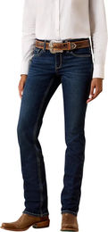 Produktbild von Ariat Acclimatize Reitjeans Damen Gerade Schnitt Winter Blau 27 Short
