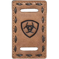 Produktbild von Ariat ADT Shield Logo Schalnadel aus Leder in Braun
