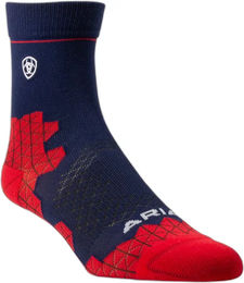 Produktbild von Ariat AeiatTEK Devon Performance Paddock Reitsocken für Damen in Blau Größe M