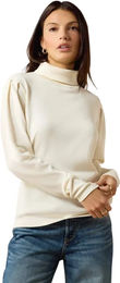 Produktbild von Ariat Aldergate Pullover Damen Weiß Baumwolle Größe S