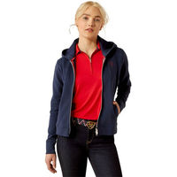Produktbild von Ariat Antez Team Full Zip Hoodie Damen Blau aus Bio-Baumwolle XS