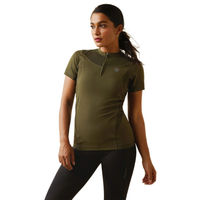 Produktbild von Ariat AR Ascent Crew Funktionsshirt Reitshirt Damen Grün wasserabweisend
