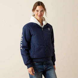 Produktbild von Ariat AR Stable 2.0 Reitjacke für Damen in Blau wasserabweisend Winterjacke