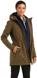 Ariat Argentium Parka Damen Wintermantel Waterproof Baumwolle/Polyester Earth XS – Bild 1 von 1