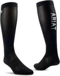 Ariat AriatTEK Essential Performance Reitsocken für Herren in Schwarz – Bild 1 von 3