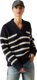 Produktbild von Ariat Arley Damen Pullover aus Wolle in Blau und Bunt Größe M