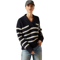 Produktbild von Ariat Arley Damen Pullover aus Wolle in Blau und Bunt Größe M